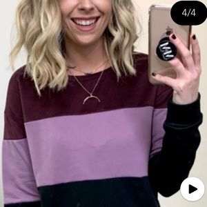 Active USA Striped Sweatshirt